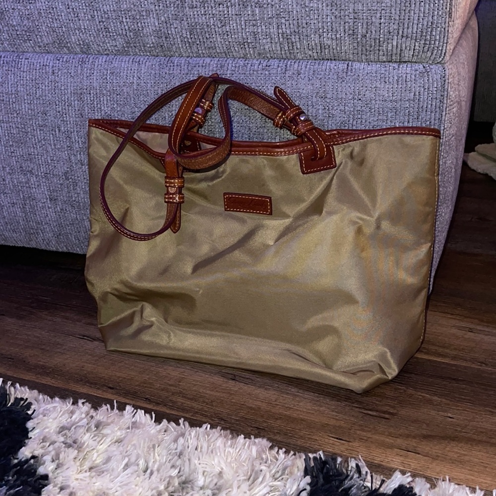 Dooney & Bourke Mustard Green Tote Bag